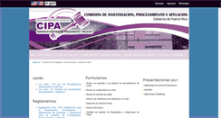 Desktop Screenshot of cipa.gobierno.pr